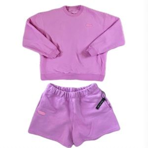 SET active shorts sweat set 💗